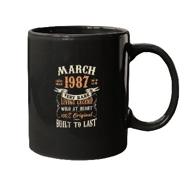 Discover March 1987 Birthday Surprise Mugs