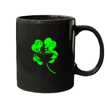 Discover Fishing St. Patrick's day shamrock Mugs
