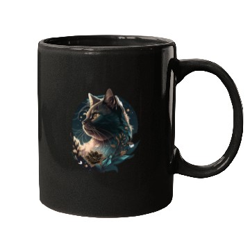 Discover Blue Mega Cat Mugs