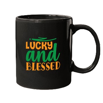 Discover Lucky and Blessed Mugs
