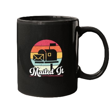 Discover Mailed It Postal Worker Mailman Delivery Mail Esco Mugs