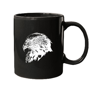 Discover Elegant Eagle In Vintage T Tattoo Style Mugs