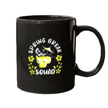 Discover Spring Break Squad Summer Vacation Spring Break Mugs