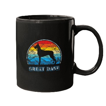 Discover Great Dane Vintage Design Dog Mugs