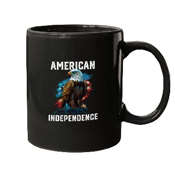 Discover American Independence American Bald Eagle 4th of Mugs