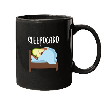 Discover Avocado Sleepshirt Pajamas Gift Mugs