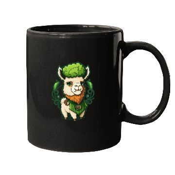 Discover Sweet St Patrick's Day Lama Mugs