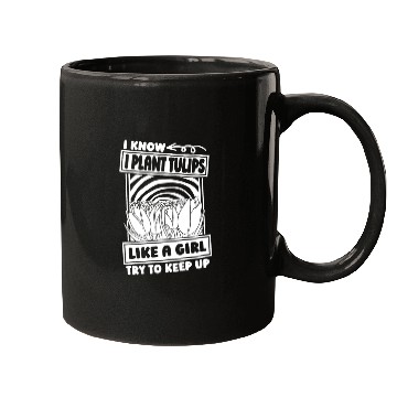 Discover Tulip Gardening Funny Mugs