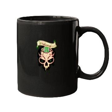Discover PI Day Irrational Skull Forest Green Edition Mugs