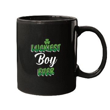 Discover St. Patrick's Day saying Luckiest Boy ever Mugs