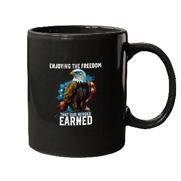 Discover Enjoying The Freedom That Our Heroes Earned Mugs
