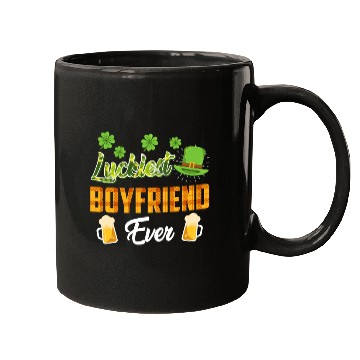 Discover Luckiest Boyfriend Ever St. Patrick's Day Mugs