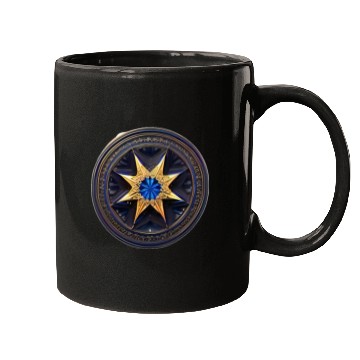 Discover gold star with design Mugs