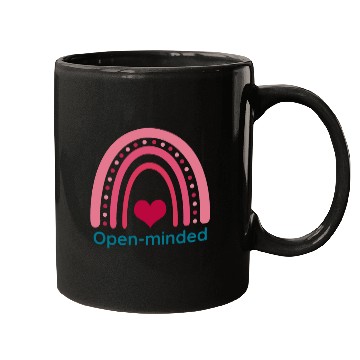 Discover Open minded Viva Magenta Boho Rainbow Mugs