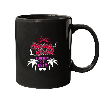 Discover Spring Break Florida off duty holiday Spring Break Mugs