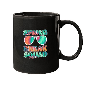 Discover Spring Break Squad Summer Vacation Spring Break Mugs