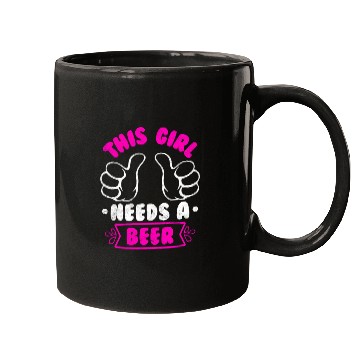 Discover This girl needs a beer vacation Spring Break Mugs