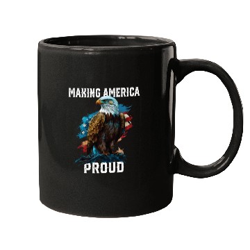 Discover Making America Proud American Bald Eagle Mugs
