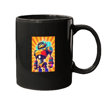Discover super hero cartoon iron man robot Mugs