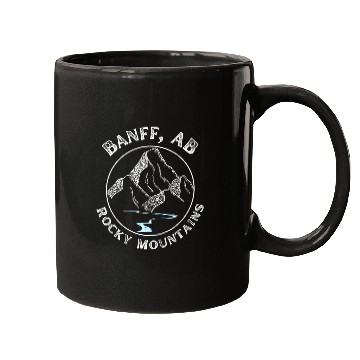 Discover Banff Alberta Rocky Mountains Mugs