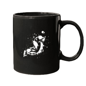 Discover Volleyball Spike Man White Mugs