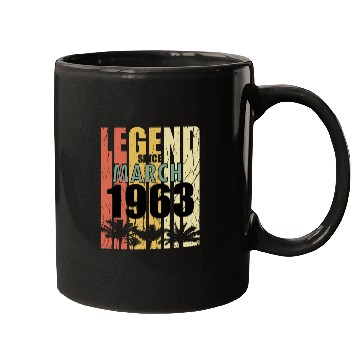Discover 60th birthday man original March born 1963 Mugs