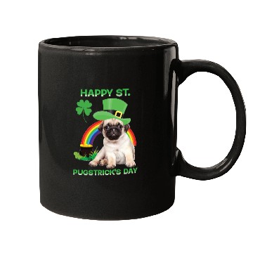 Discover Happy St Pugstrick's Day Funny Pug Lover Presents Mugs