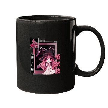Discover Witch Chibi Japanese Vaporwave Aesthetic Pastel Go Mugs