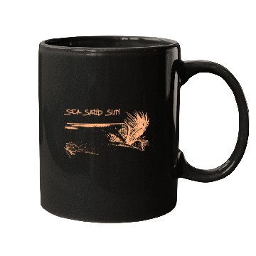 Discover Sea, Sand And Sun Mugs