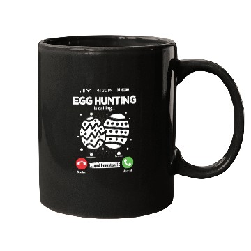 Discover Happy Easter Motif Easter Eggs Funny Easter Bunny Mugs