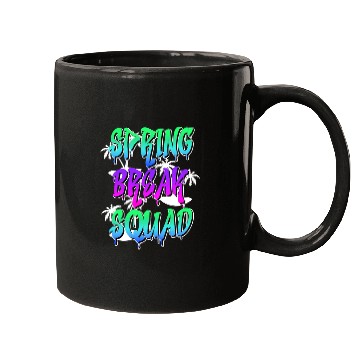 Discover Spring Break Squad Summer Vacation Spring Break Mugs