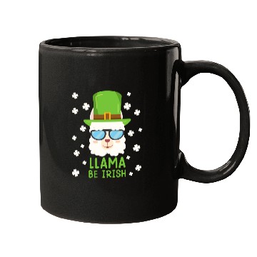 Discover LLama be Irish Lama Alpaca St. Patrick's Day Mugs