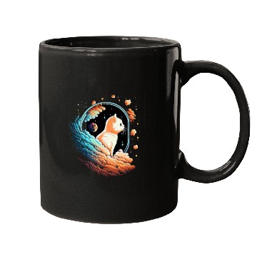 Discover Astronaut Cat Space Cat on Galaxy Cat Lover Mugs