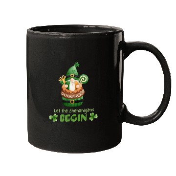 Discover St Patricks Day Let the Shenanigans Begin Gnome Mugs