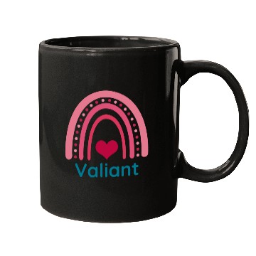Discover Valiant Viva Magenta Boho Rainbow Mugs
