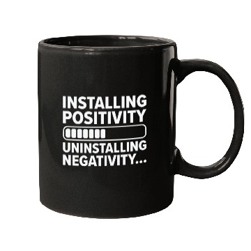 Discover Installing Optimistic People Happiness Positive Mugs