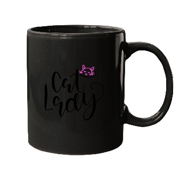 Discover Cat lady Meow Mugs