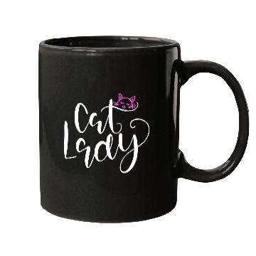 Discover Cat lady Meow Mugs
