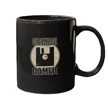 Discover Oldschool Gamer Diskette Floppy Games Nerd Geek Mugs