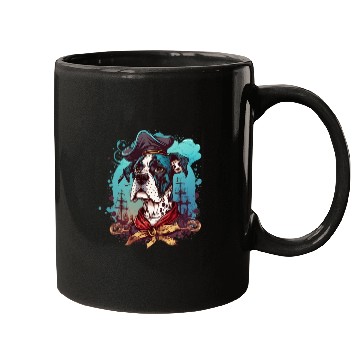 Discover Great Dane Dog Pirate Mugs