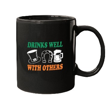 Discover Shamrock Drinks Well With Others St Patrick's Day Mugs