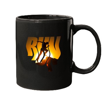 Discover Find Your Strength and Run Mugs