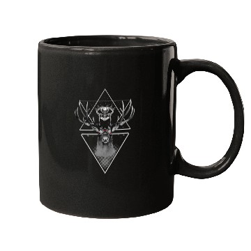 Discover Witch Eye Evil Deer Pentagram Satanic Witchcraft Mugs