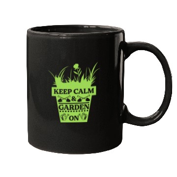Discover Keep Calm and Garden On Mugs