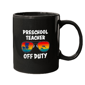 Discover Preschool kindergarten educator off duty teacher Mugs