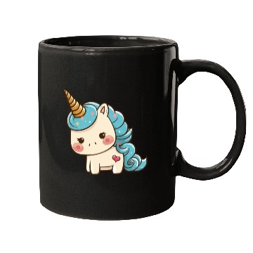 Discover Cute colorful unicorn Mugs