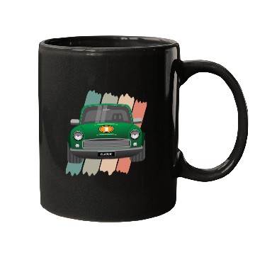 Discover Classic Car Racing Green Mugs
