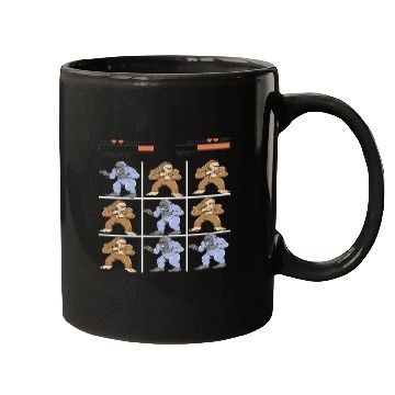 Discover Tic Tac Toe Sasquatch vs. Yeti Mugs