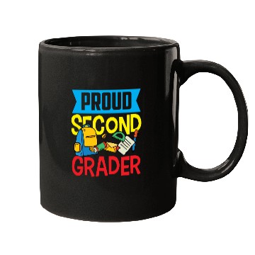 Discover Proud Second Grader 2nd Grade Teacher School Mugs