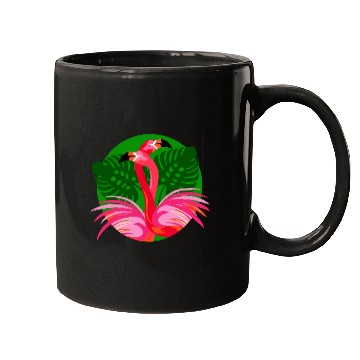 Discover Flamingo Birds Love Hug Mugs